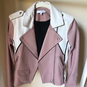 IRO Mauve Leather Jacket